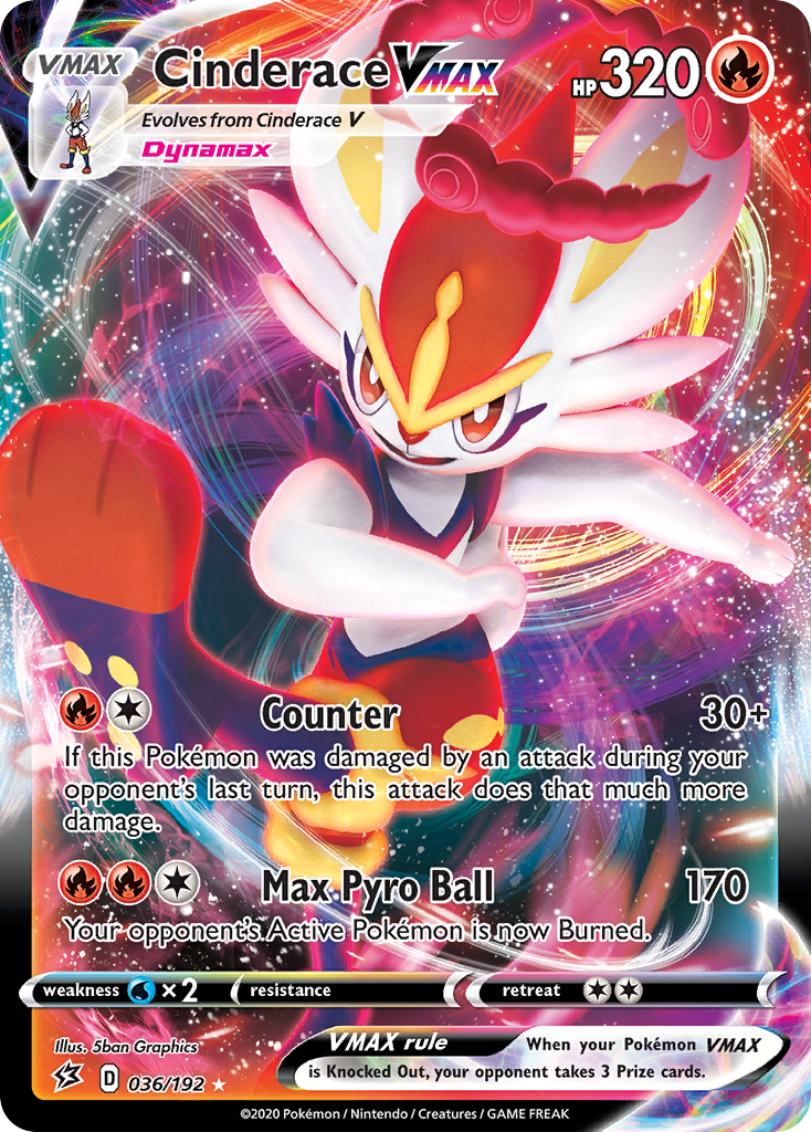 Cinderace VMAX (Rebel Clash) #36