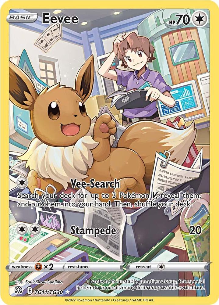 Eevee (Brilliant Stars Trainer Gallery) #TG11