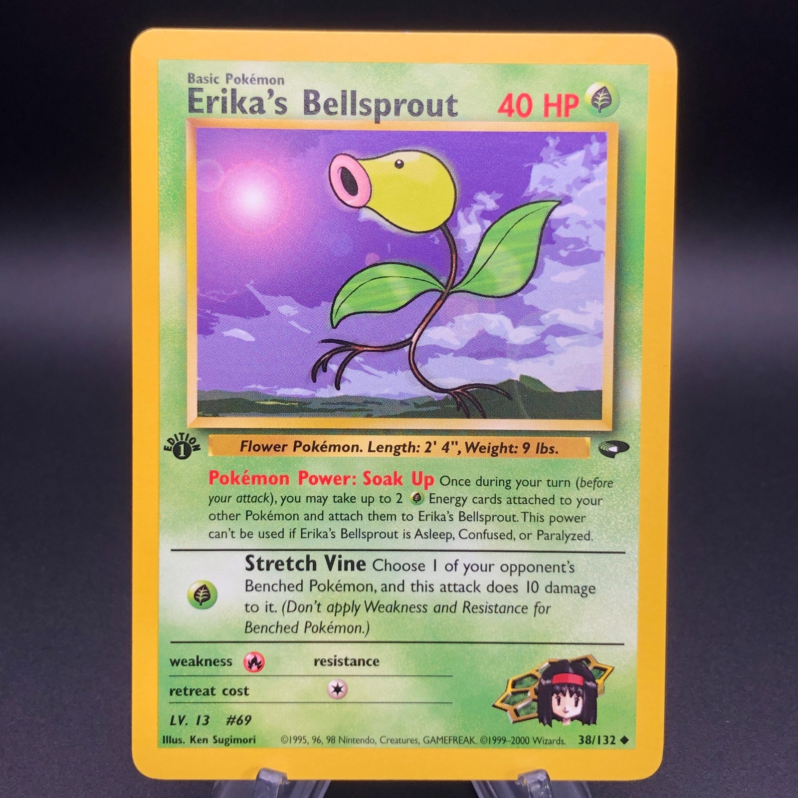 Erika's Bellsprout (Gym Challenge) #38 1st Edition