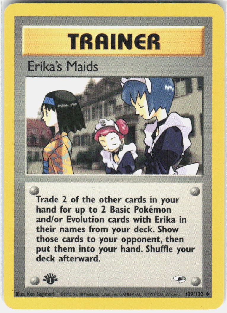 Erika's Maids (Gym Heroes) #109 1st Edition