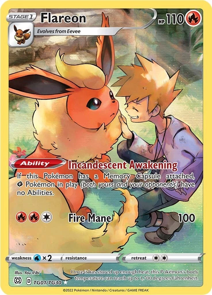 Flareon (Brilliant Stars Trainer Gallery) #TG01