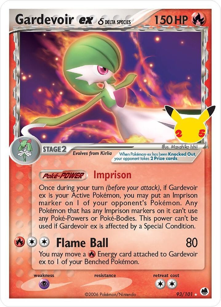 Gardevoir ex δ (Celebrations: Classic Collection) #93