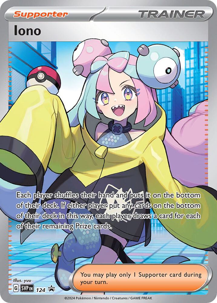 Iono (Scarlet & Violet Black Star Promos) #124