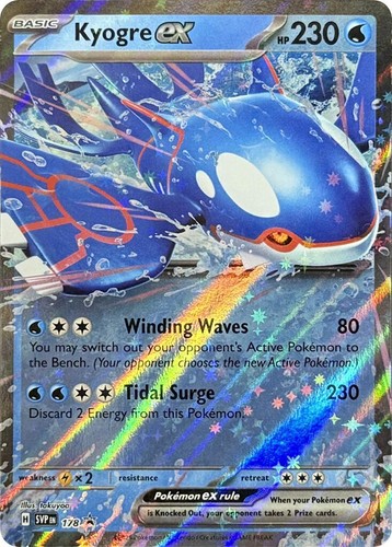 Kyogre ex (Scarlet & Violet Promos) #178