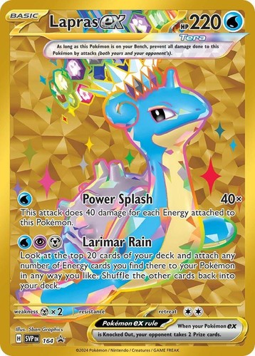 Lapras ex (Scarlet & Violet Black Star Promos) #164