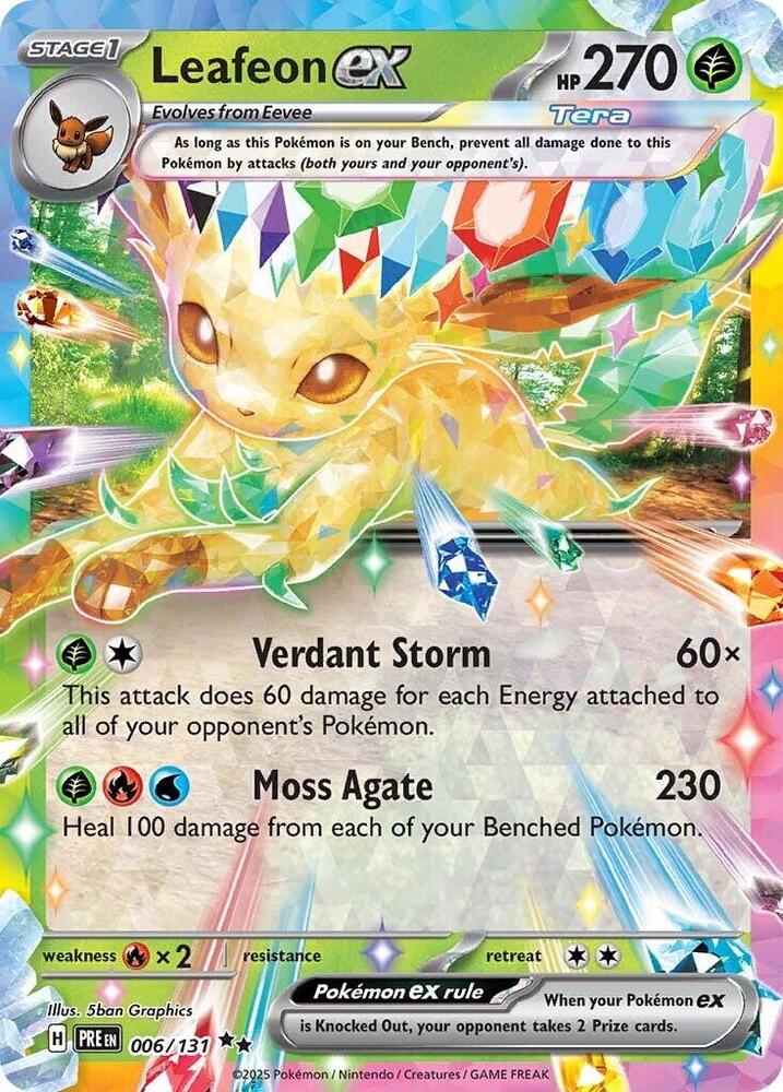 Leafeon ex (Prismatic Evolutions) #6
