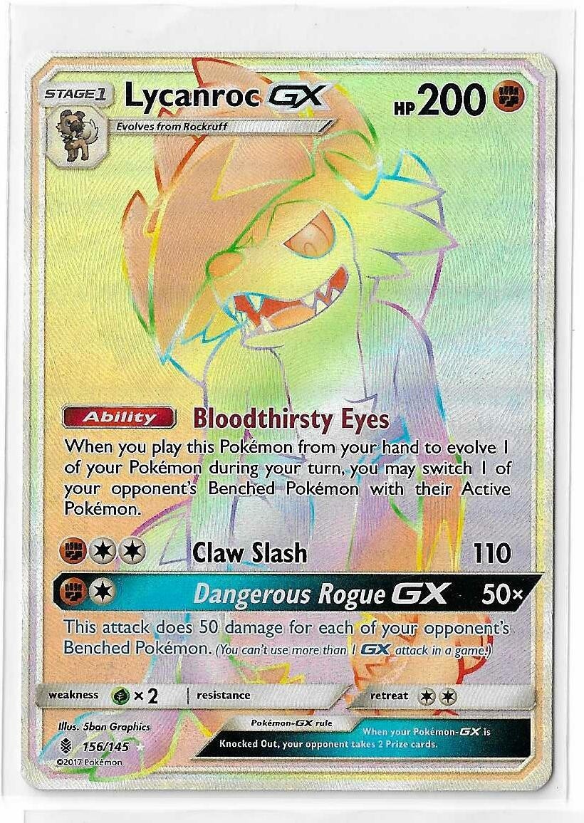 Lycanroc-GX (Guardians Rising) #156