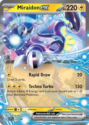 Miraidon ex (Scarlet & Violet Black Star Promos) #143