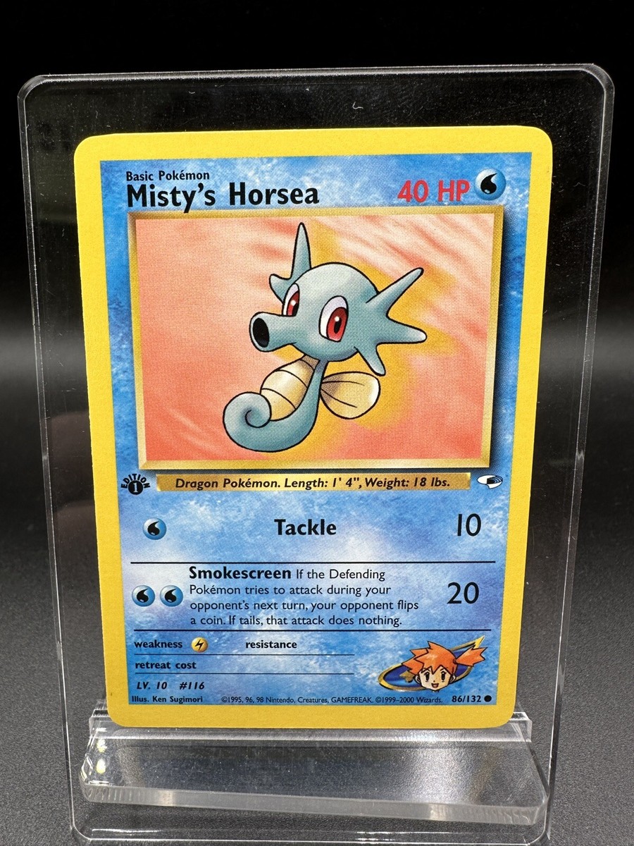 Misty's Horsea (Gym Heroes) #86 1st Edition