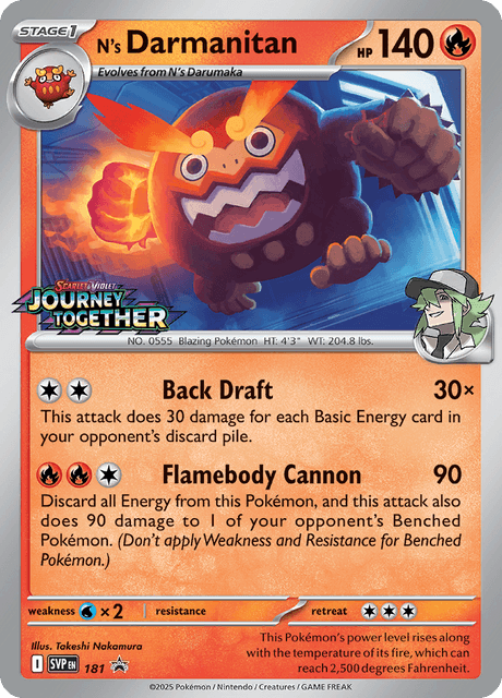 N's Darmanitan (Scarlet & Violet Promos) #181