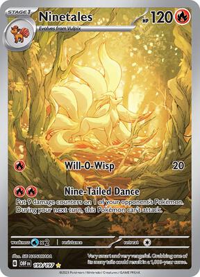 Ninetales (Obsidian Flames) #199