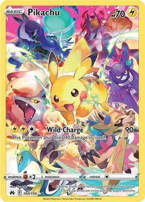 Pikachu (Crown Zenith) #160