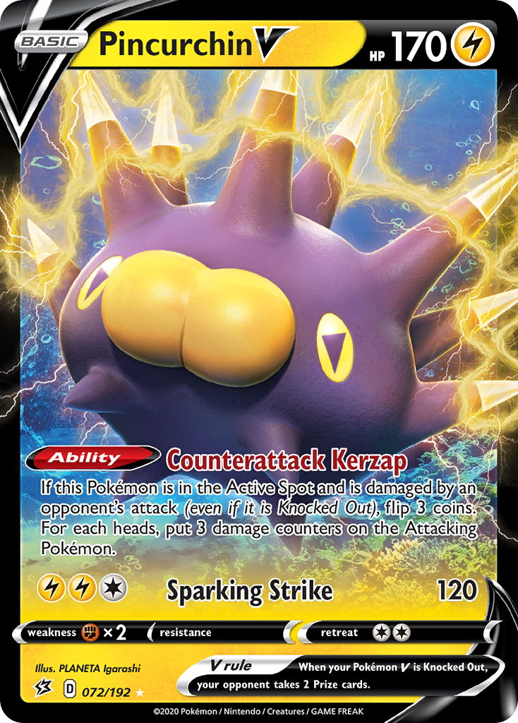Pincurchin V (Rebel Clash) #72