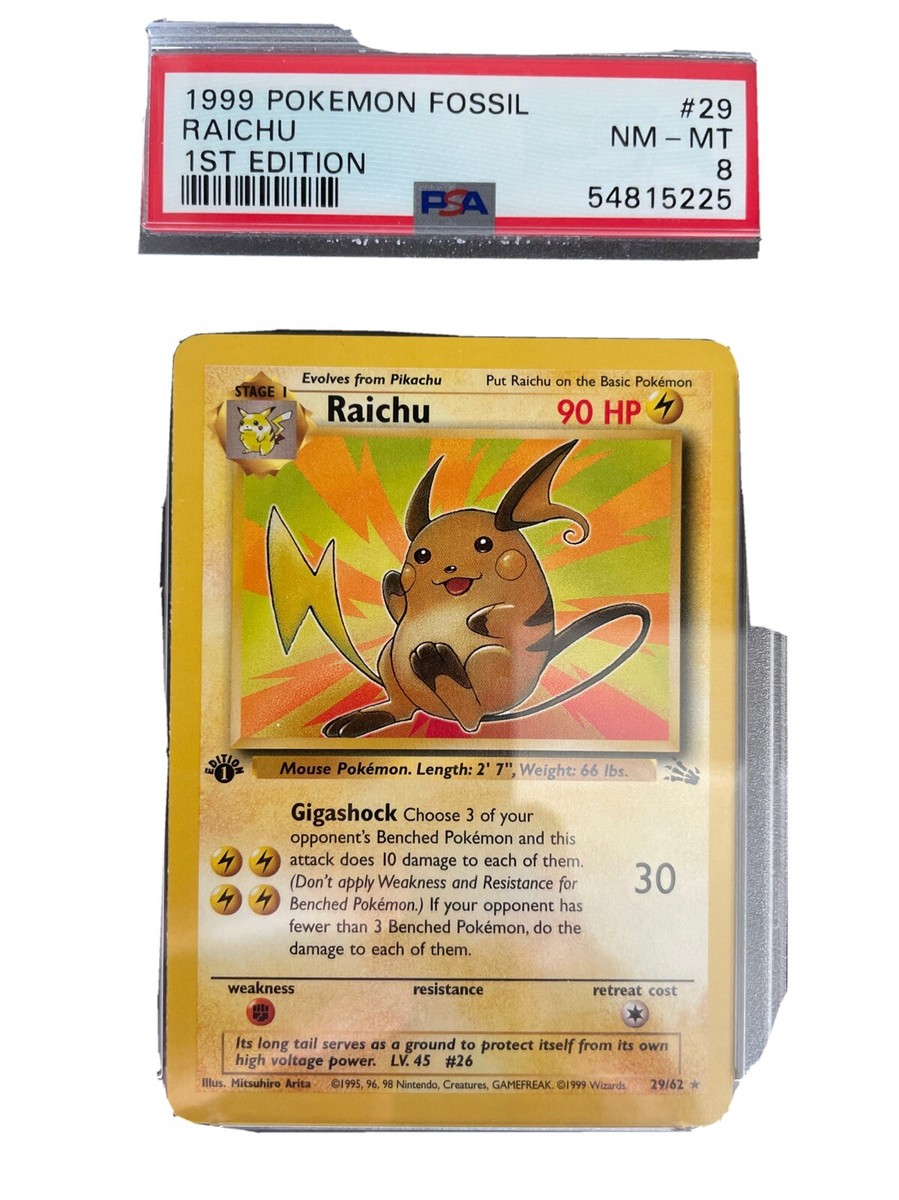 Raichu (Fossil) #29 1st Edition