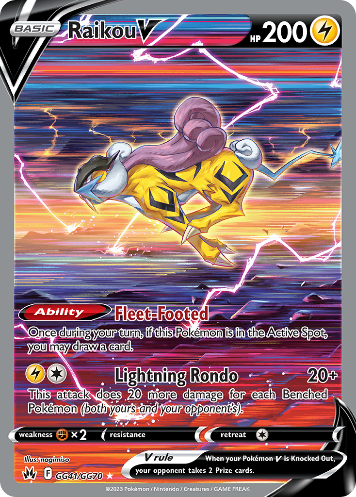 Raikou V (Crown Zenith Galarian Gallery) #GG41