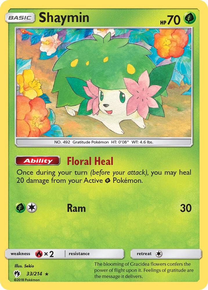 Shaymin (Lost Thunder) #33