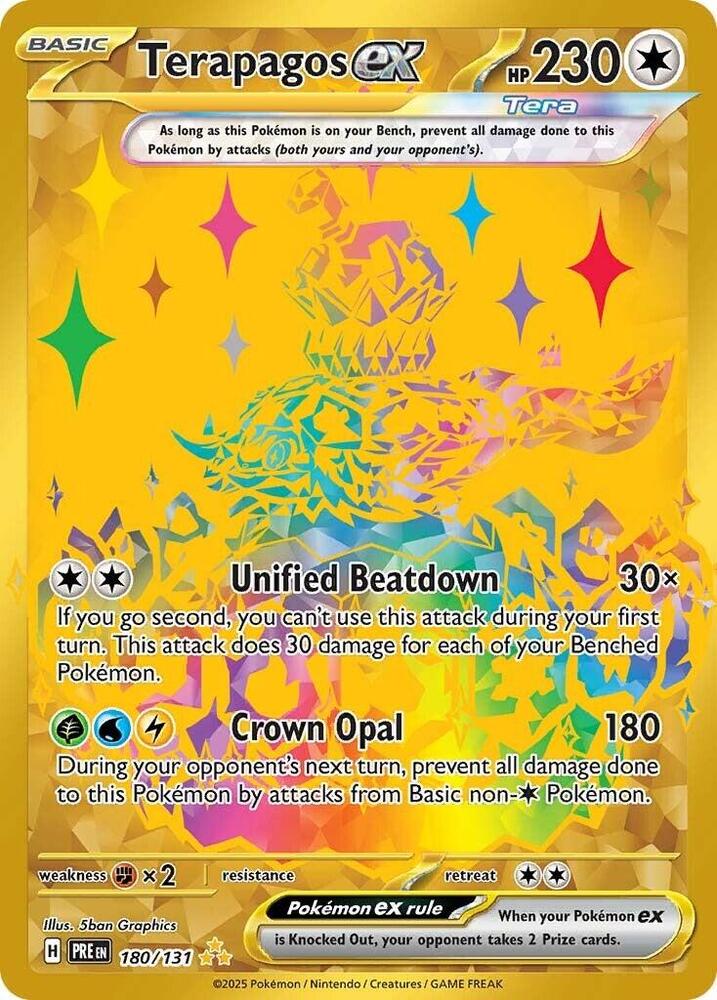 Terapagos ex (Prismatic Evolutions) #180