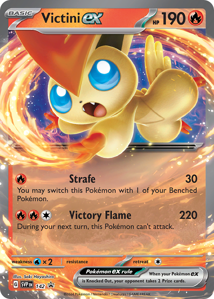 Victini ex (Scarlet & Violet Black Star Promos) #142