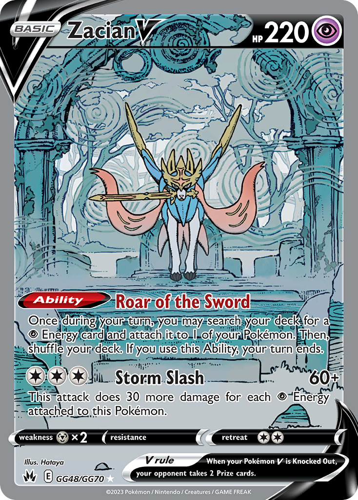 Zacian V (Crown Zenith Galarian Gallery) #GG48