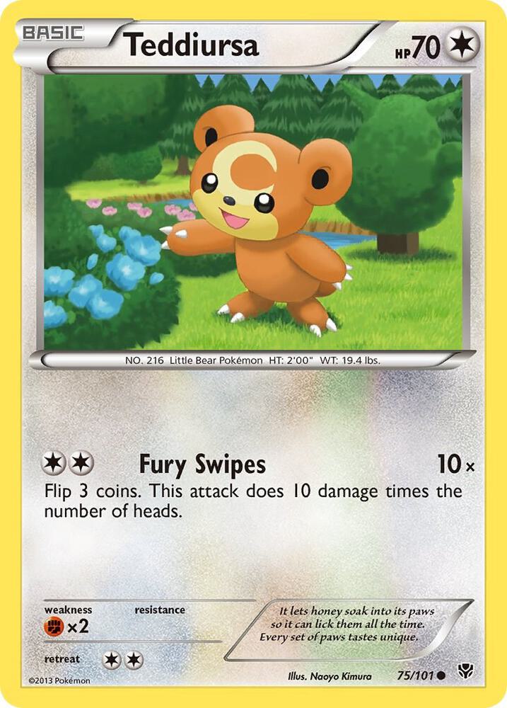 Teddiursa (Plasma Blast) #75