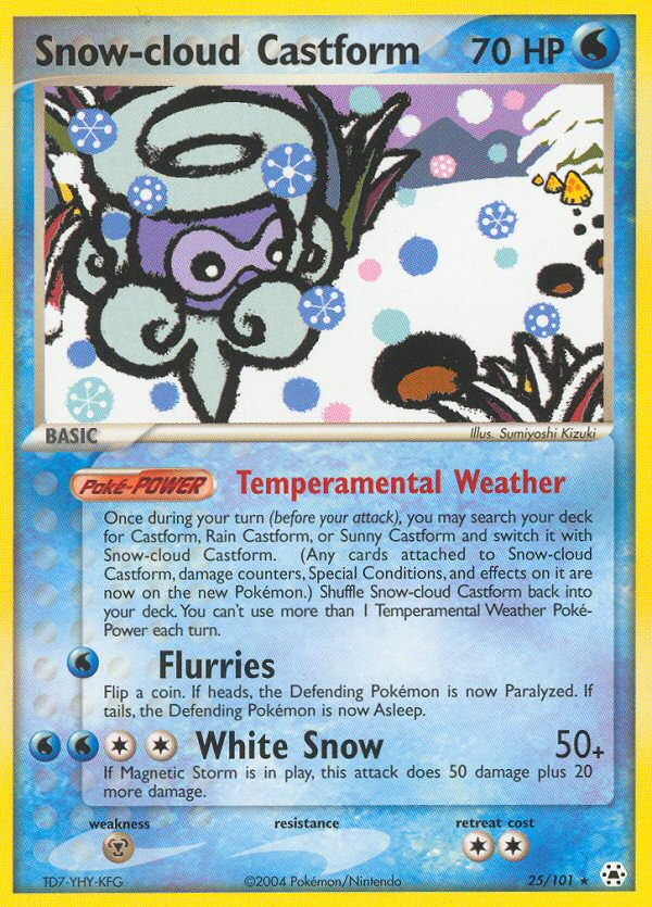 Snow-cloud Castform (Hidden Legends) #25