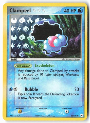 Clamperl (Hidden Legends) #58