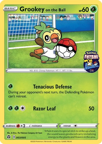 Grookey on the Ball (Pokémon Futsal Collection) #3