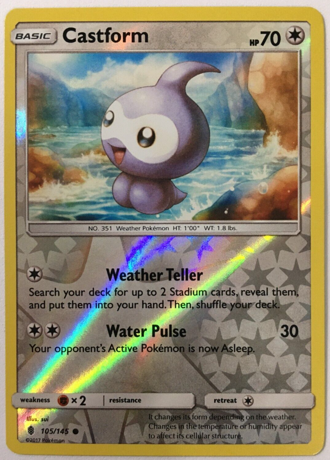 Castform (Guardians Rising) #105