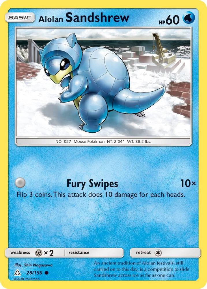 Alolan Sandshrew (Ultra Prism) #28