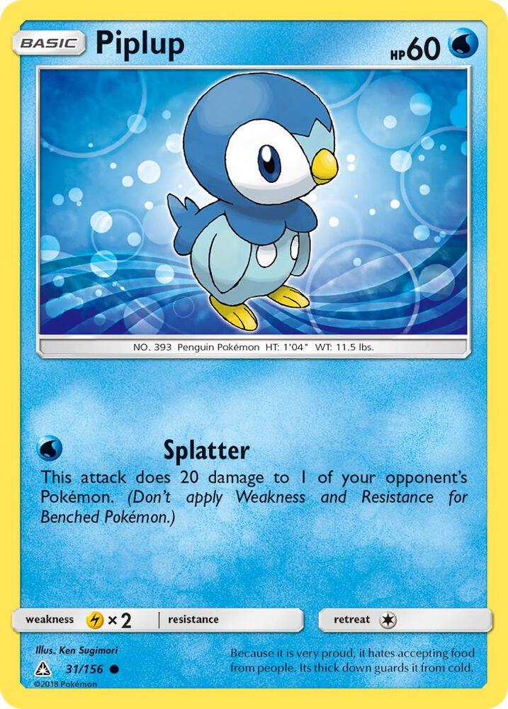 Piplup (Ultra Prism) #31