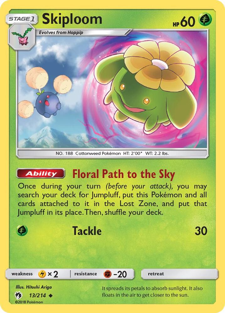 Skiploom (Lost Thunder) #13