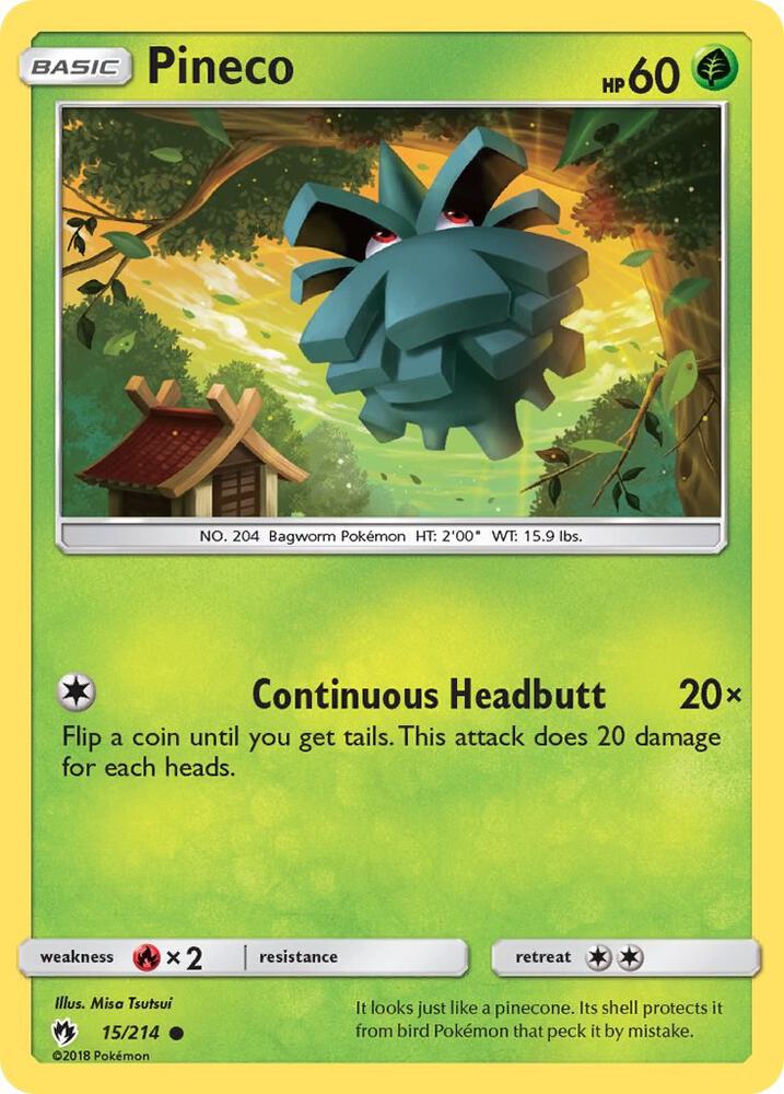 Pineco (Lost Thunder) #15