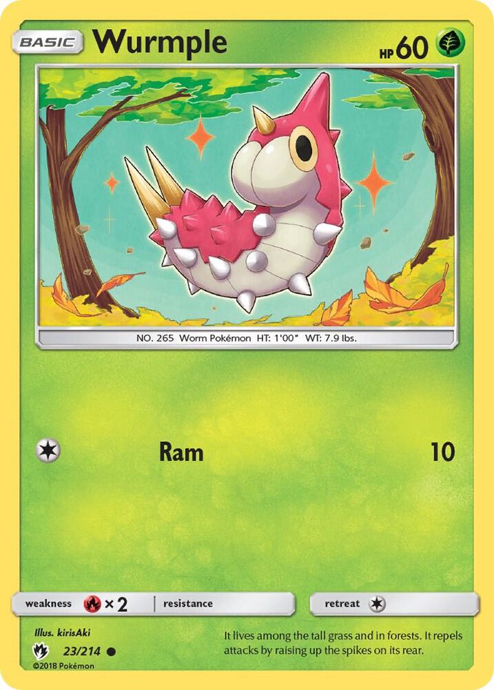 Wurmple (Lost Thunder) #23