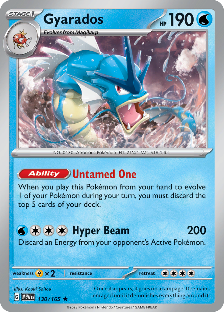 Gyarados (151) #130
