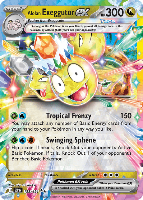Alolan Exeggutor ex (Surging Sparks) #133