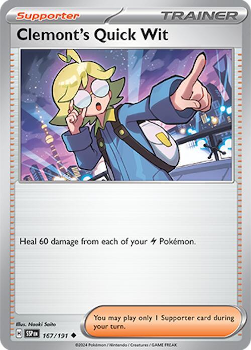 Clemont's Quick Wit (Surging Sparks) #167