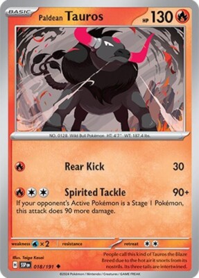 Paldean Tauros (Surging Sparks) #18