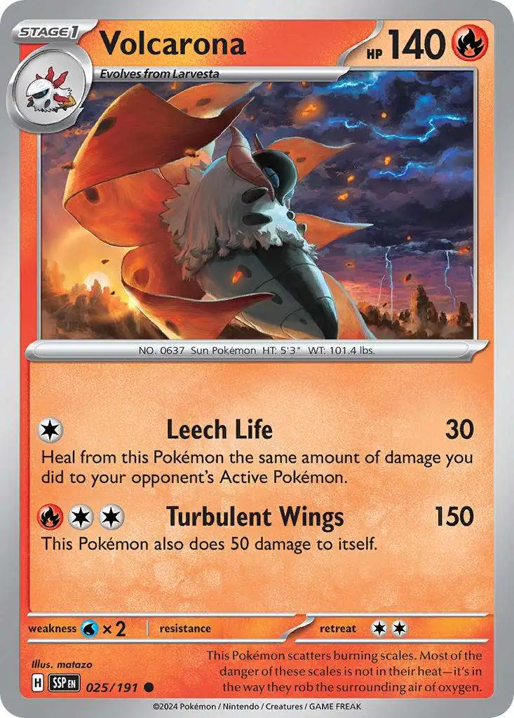 Volcarona (Surging Sparks) #25