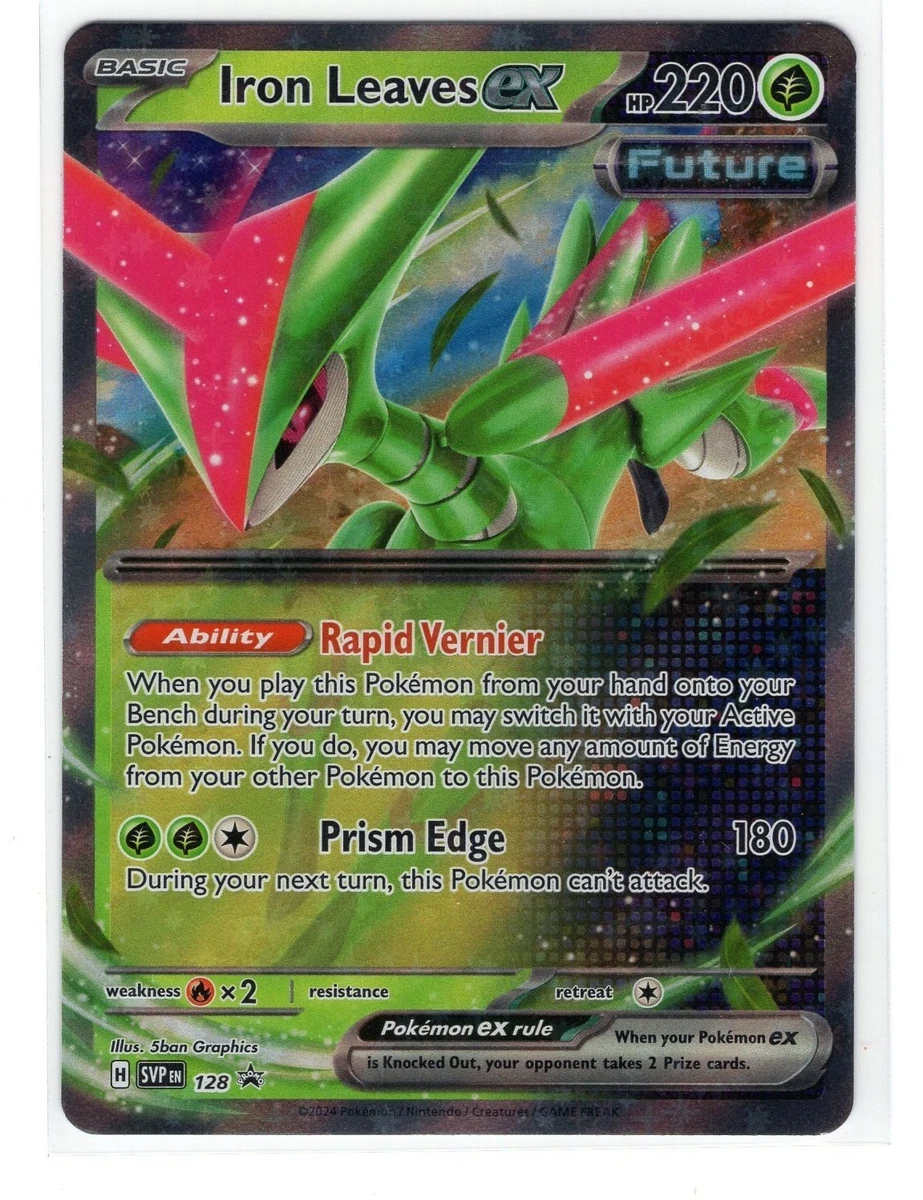 Iron Leaves ex (Scarlet & Violet Black Star Promos) #128