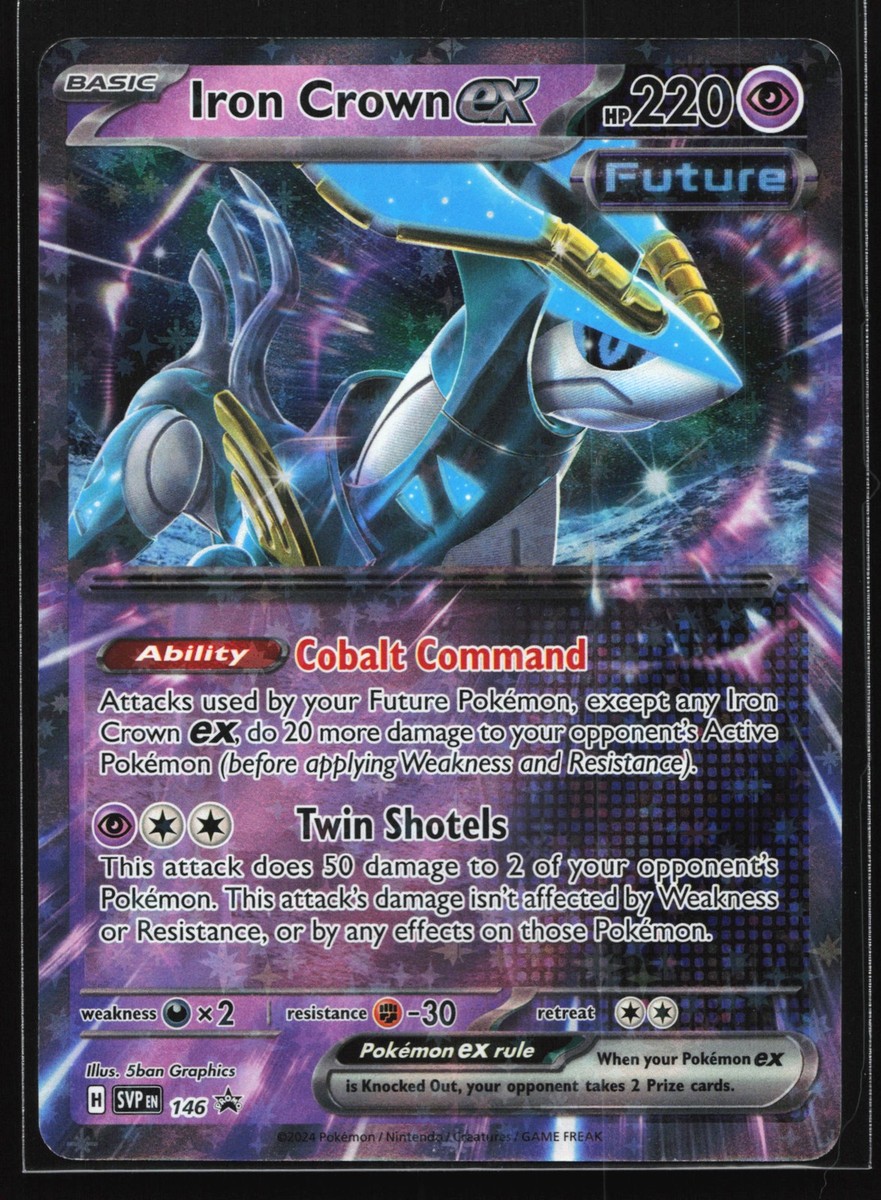 Iron Crown ex (Scarlet & Violet Black Star Promos) #146