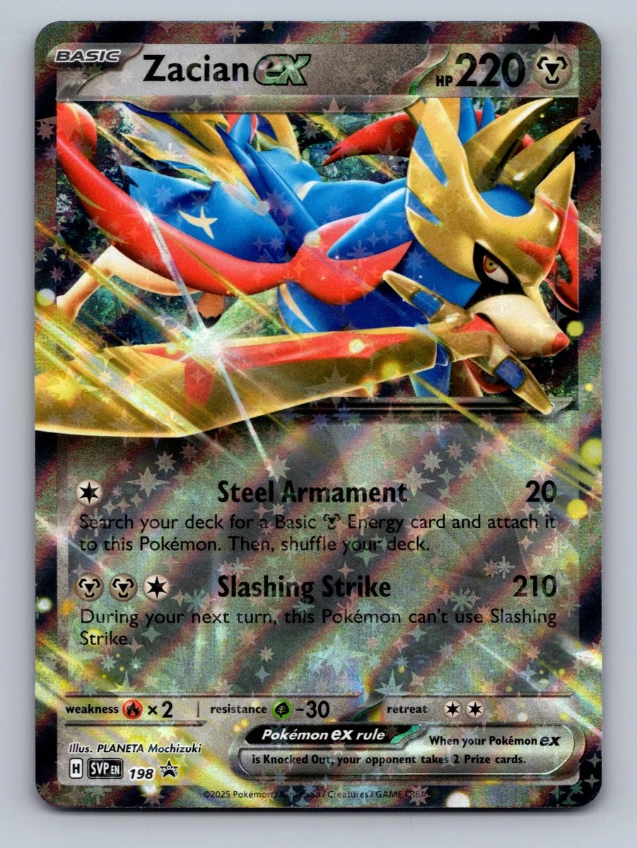 Zacian ex (Scarlet & Violet Promos) #198