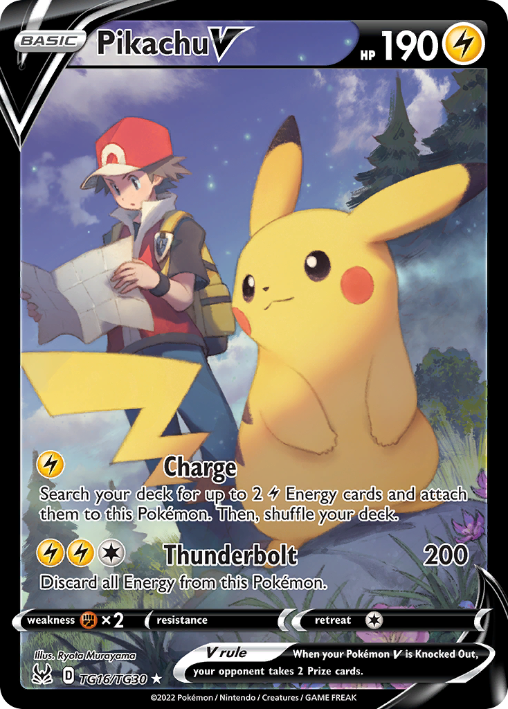 Pikachu V (Lost Origin Trainer Gallery) #TG16
