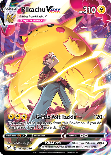 Pikachu VMAX (Lost Origin Trainer Gallery) #TG17