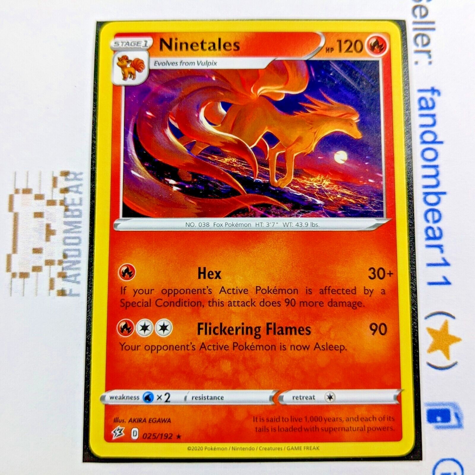 Ninetales (Rebel Clash) #25