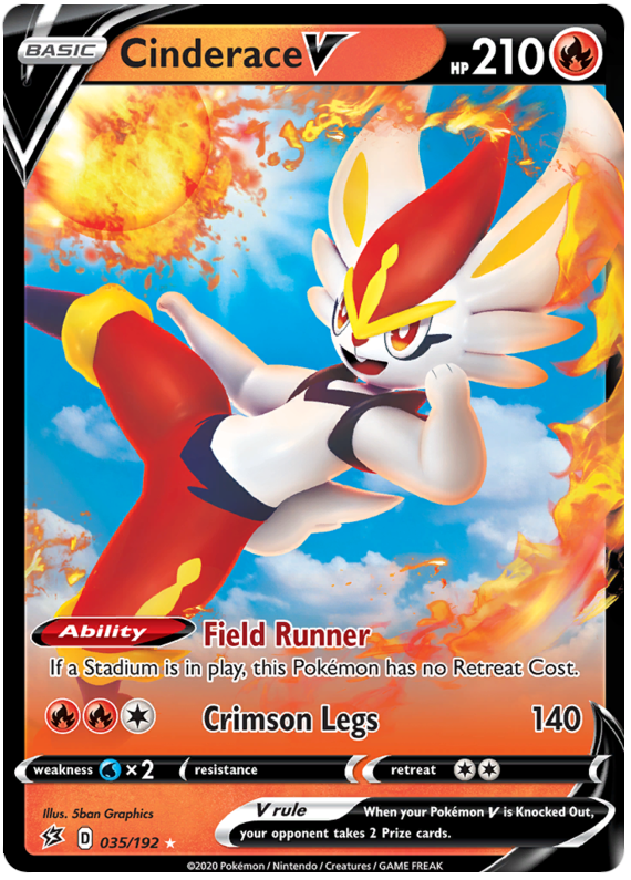 Cinderace V (Rebel Clash) #35