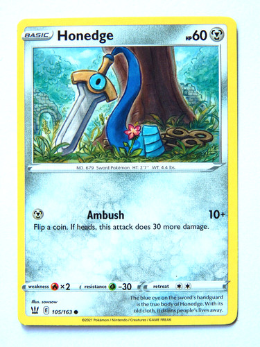 Honedge (Battle Styles) #105