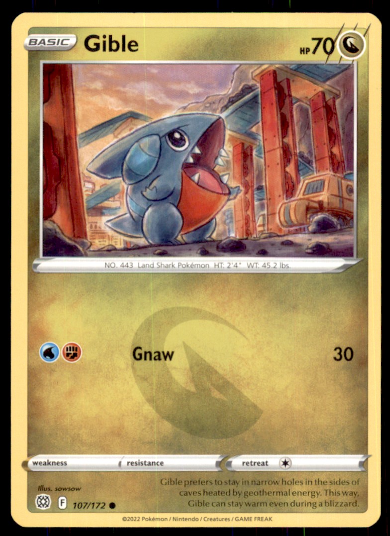 Gible (Brilliant Stars) #107