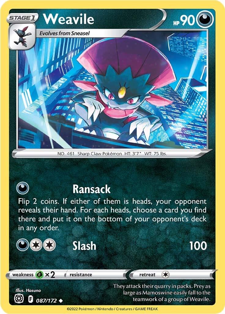 Weavile (Brilliant Stars) #87