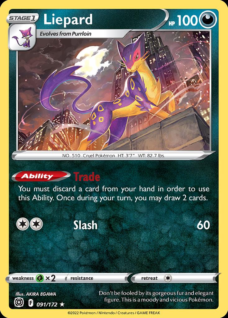Liepard (Brilliant Stars) #91