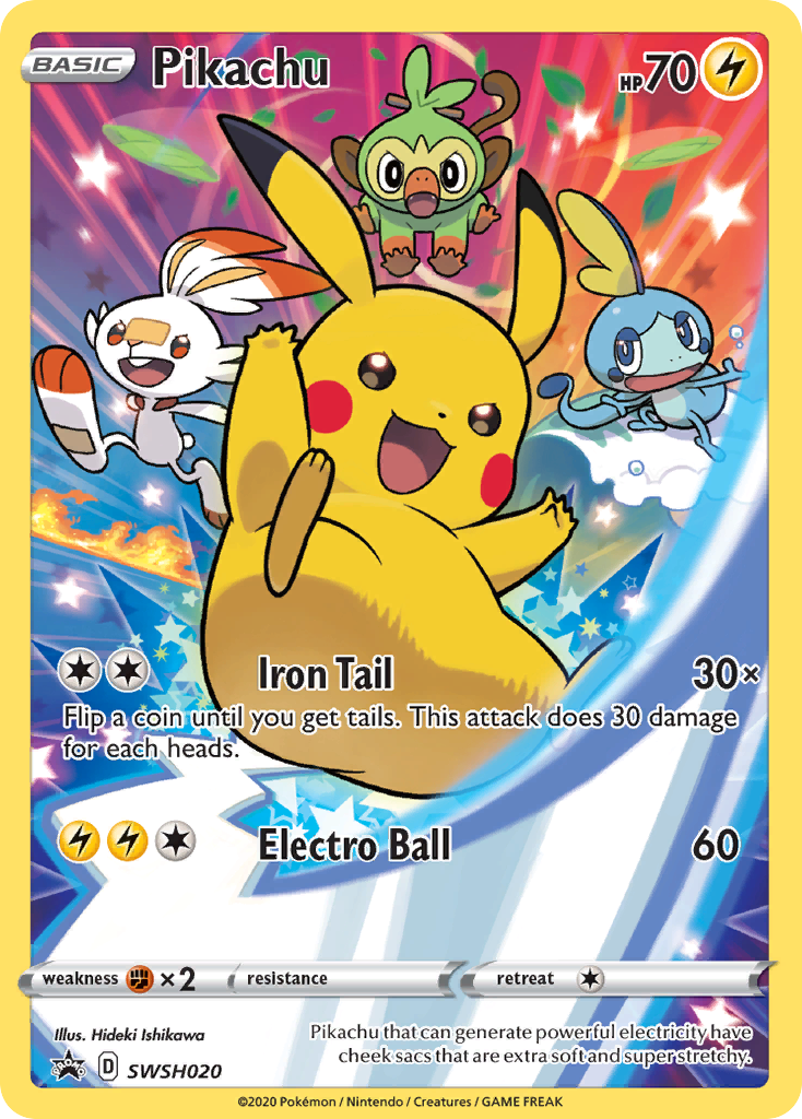 Pikachu (SWSH Black Star Promos) #SWSH020